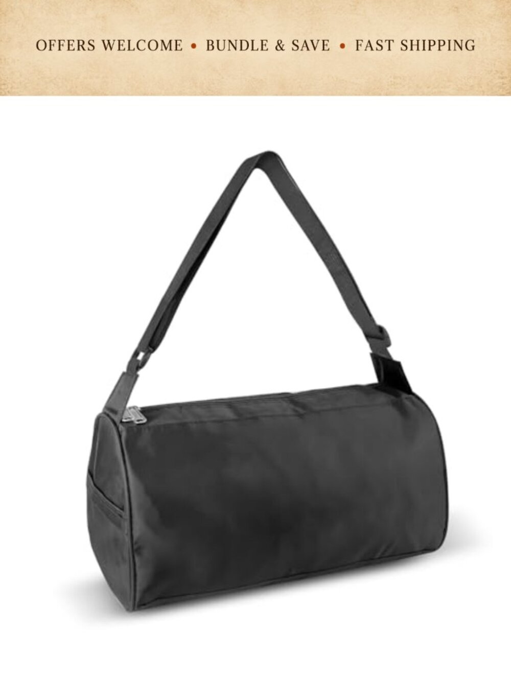 Foldable Waterproof Oxford Cloth Travel Duffel Gym Bag 15 Inch